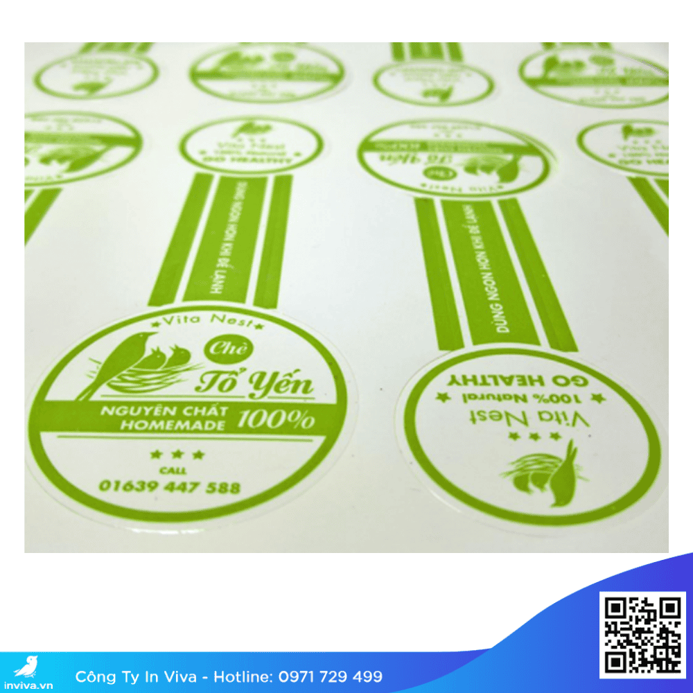 In decal stickers, logo giá rẻ