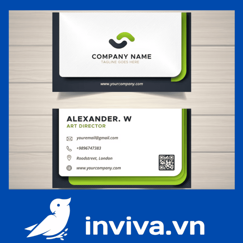 mẫu card visit, danh thiếp, name card corporate