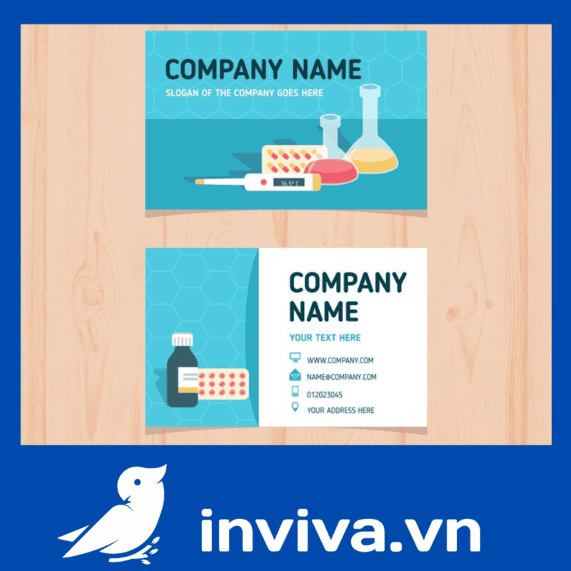 mẫu name card bác sĩ chuyên nghiệp và hiện đại