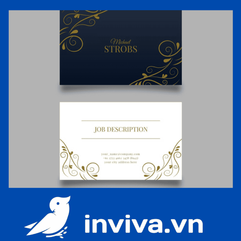 Mẫu Name Card Khách Sạn - Hotel Card Visit Đẹp