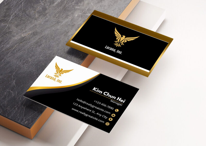 Mẫu name card cá nhân đẹp với thiết kế hiện đại và màu sắc tinh tế