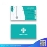 Name card, danh thiếp, card visit bác sĩ