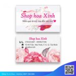 Name card, danh thiếp, card visit shop hoa