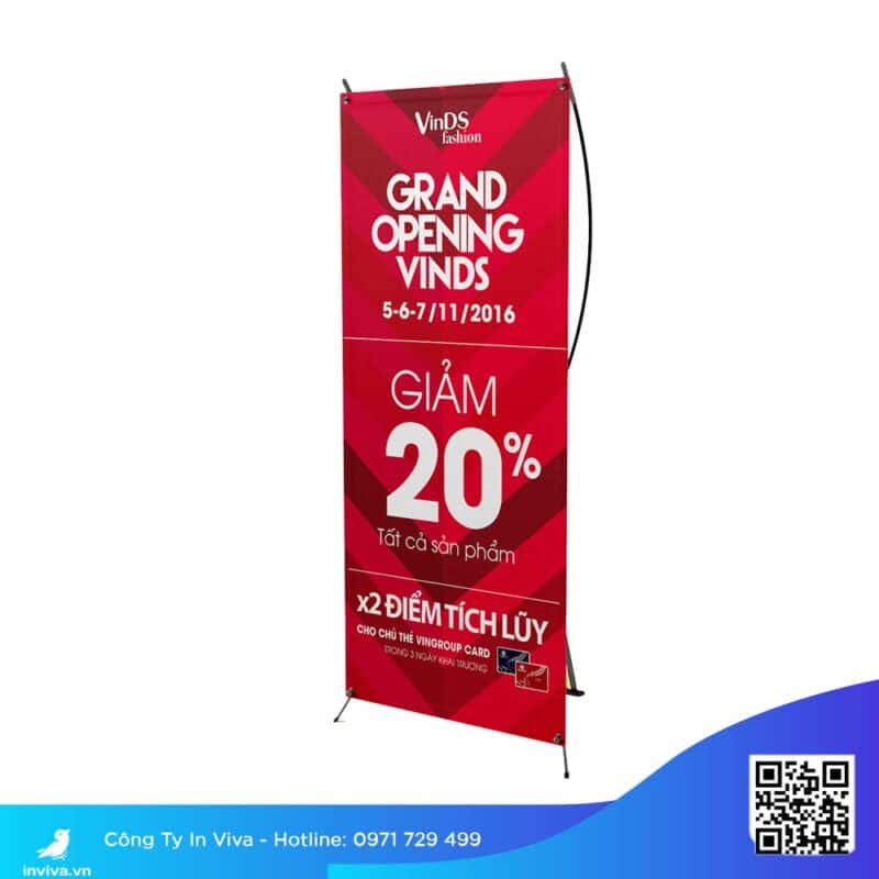 Standee khai trương giá rẻ