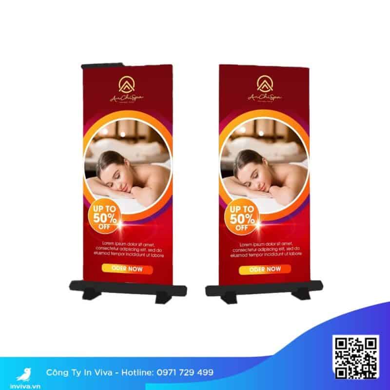 Mẫu standee spa đẹp