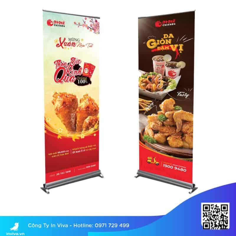 Food Standee quảng cáo giá rẻ