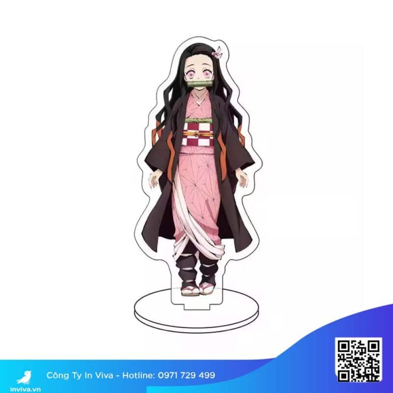 Standee anime hoạt hình mica