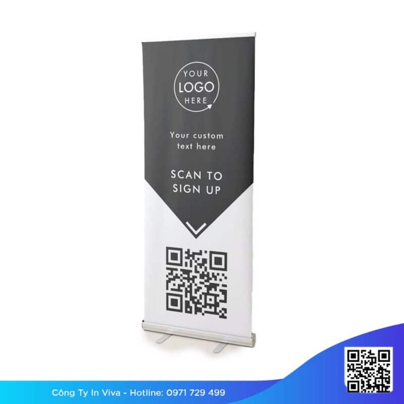 Nhận in standee QR code lấy ngay