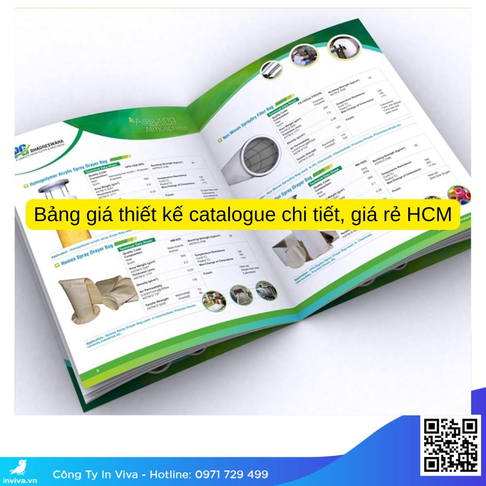 Bảng giá thiết kế catalogue chi tiết, giá rẻ HCM