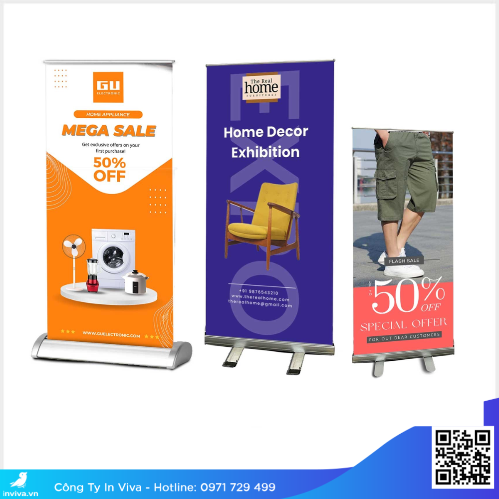 Standee mockup psd free download