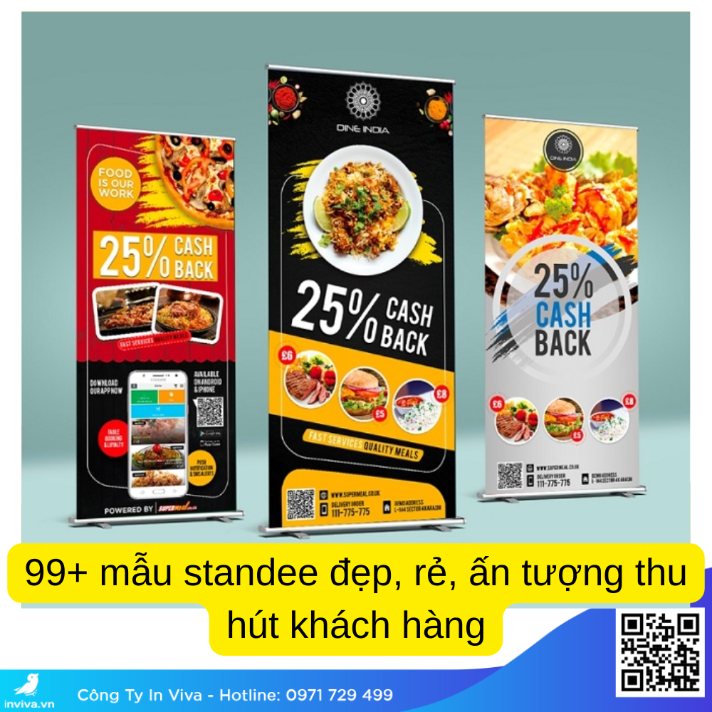 99+ mẫu standee đẹp, rẻ, ấn tượng thu hút khác hàng