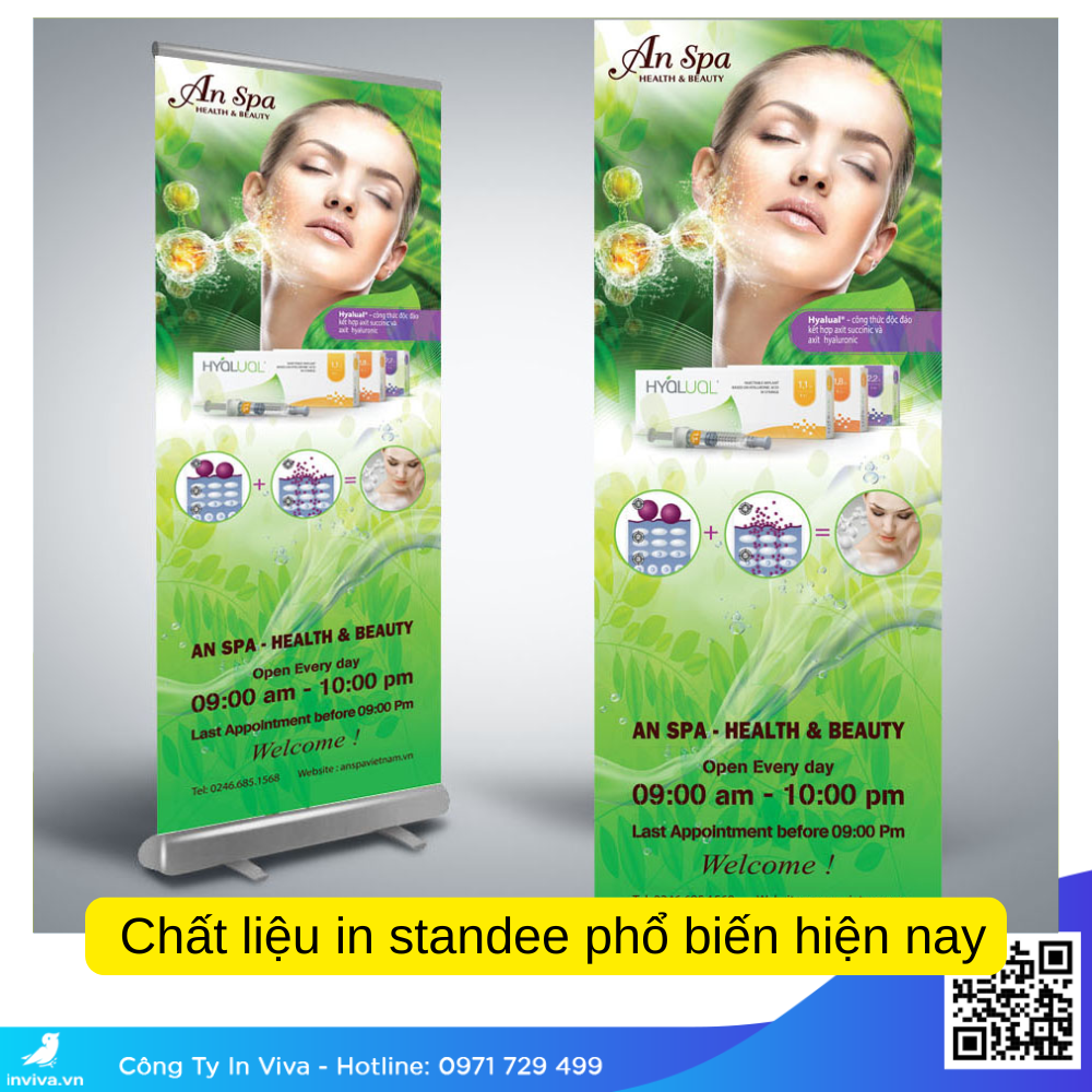  Chất liệu in standee phổ biến hiện nay