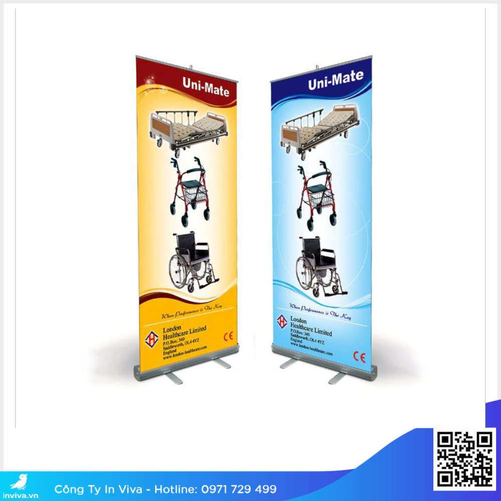 Mockup standee 80x180