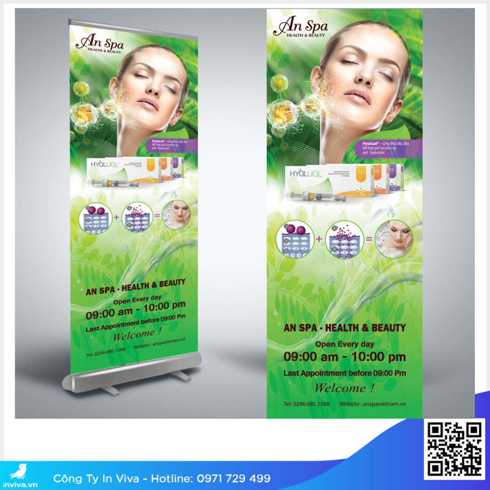 Mockup standee 80x180