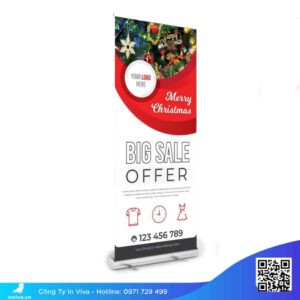 Standee Giáng sinh ấn tượngStandee Noel đẹp