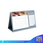 Lịch để bàn kèm ghi chúLịch in Hà Nội để bàn chữ A lò xo