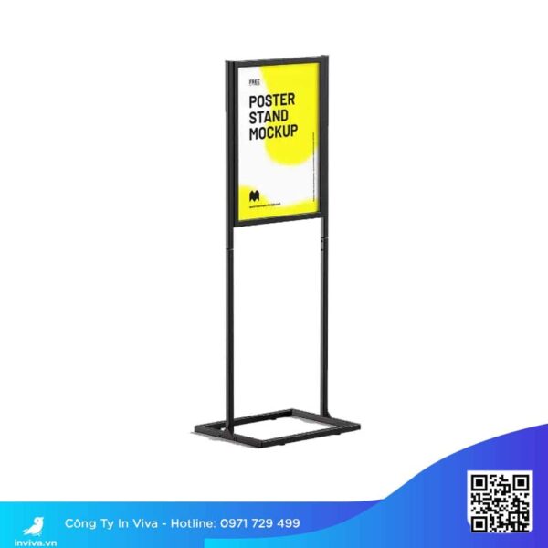 standee đế sắt chất lượng