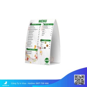 standee menu