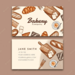 card visit bakery - tiệm bánh