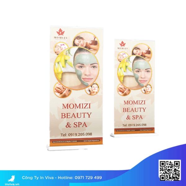 Thiết kế standee spa sáng tạo