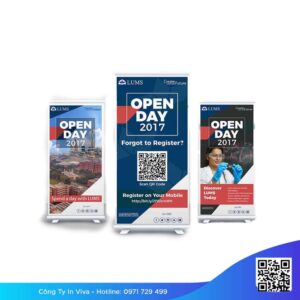 Standee QR code thiết kế theo yêu cầu đẹp