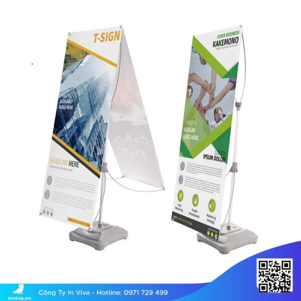 Standee 2 mặt chất lượng