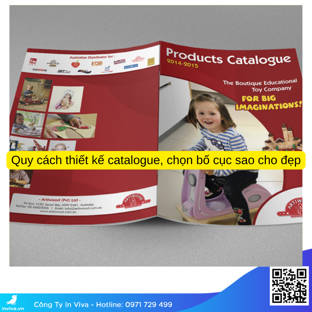 Quy cách thiết kế catalogue, chọn bố cục sao cho đẹp