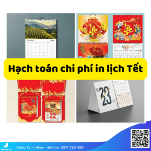 Hạch toán chi phí in lịch tết