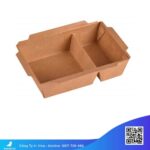 Hộp-giấy-2-ngăn-đựng-cơm,-đựng-thực-phẩm-bền-đẹpHộp-giấy-kraft-đựng-thức-ăn
