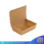 Hộp giấy nắp gài đựng thức ăn