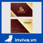Mẫu hotel visiting card, name card homestay đẹp và ấn tượng