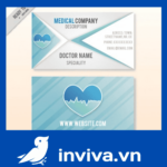 Đặc điểm card visit công ty thiết bị y tế và vật tư ngành y dược