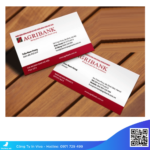 Mẫu Name card, danh thiếp, card visit ngân hàng Agribank