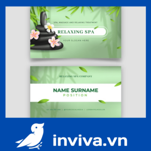 Giá thành Card visita spa, làm đẹp