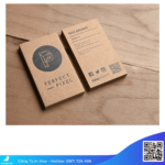 Mẫu Card visit chất liệu giấy tái chế