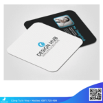 Thiết kế card visit vuông bo tròn 4 góc