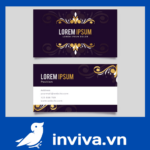 Mẫu card visit khách sạn nhà nghỉ sang trọng, thiết kế 2024
