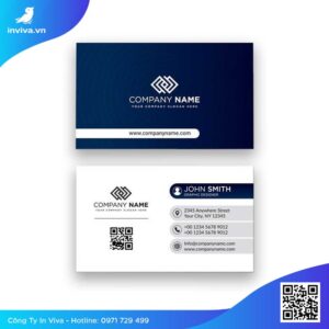 Mẫu name card, danh thiếp, card visit corporate