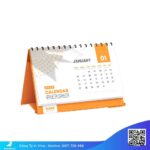 Lịch để bàn chữ A lò xo