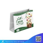 Túi giấy đựng trái cây, hoa quả có quai