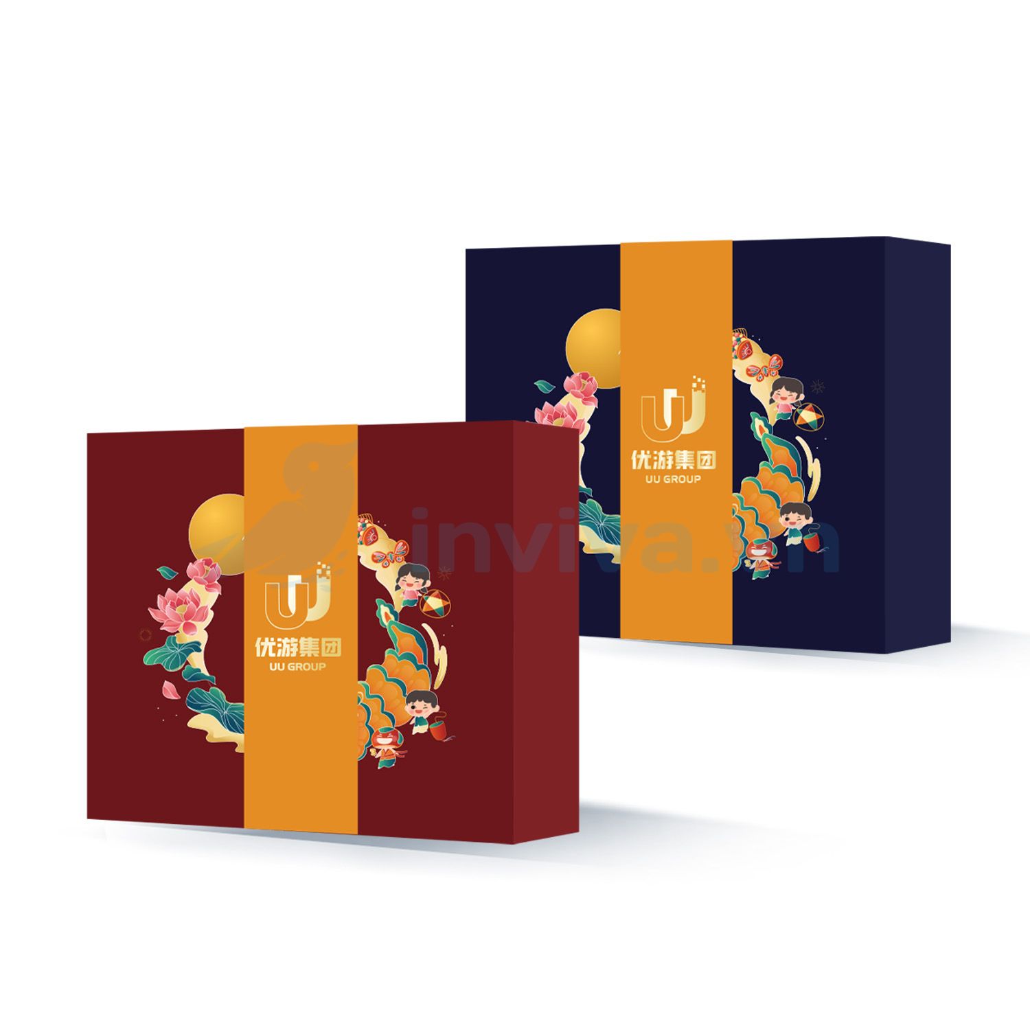 Xưởng in hộp bánh trung thu cao cấp, theo yêu cầu, số lượng ít, lấy nhanh tại TPHCM - Inviva.vn