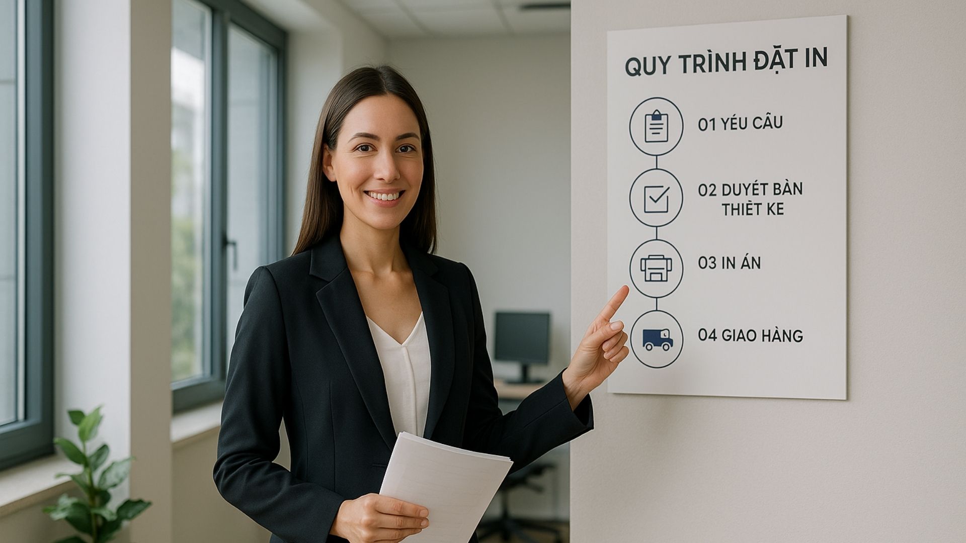 Quy trình đặt sản xuất hộp giấy đựng rượu vang - Hình minh hoạ