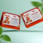 Mẫu lịch để bàn năm 2026 gọn nhẹ