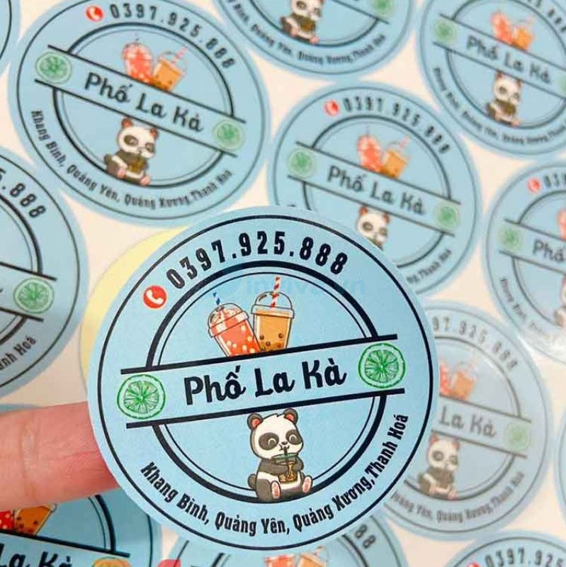 Xưởng in sticker theo yêu cầu, giá rẻ, lấy liền 2h tại HCM - Inviva.vn