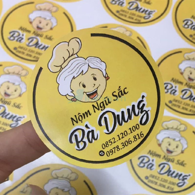 Xưởng in sticker theo yêu cầu, giá rẻ, lấy liền 2h tại HCM - Inviva.vn