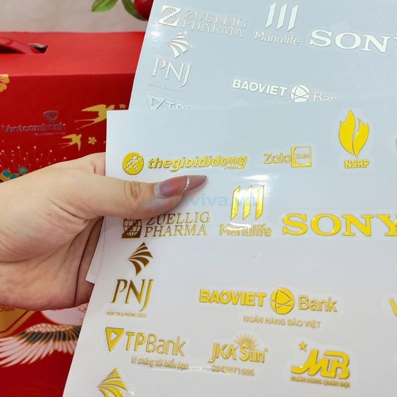 Xưởng in sticker theo yêu cầu, giá rẻ, lấy liền 2h tại HCM - Inviva.vn