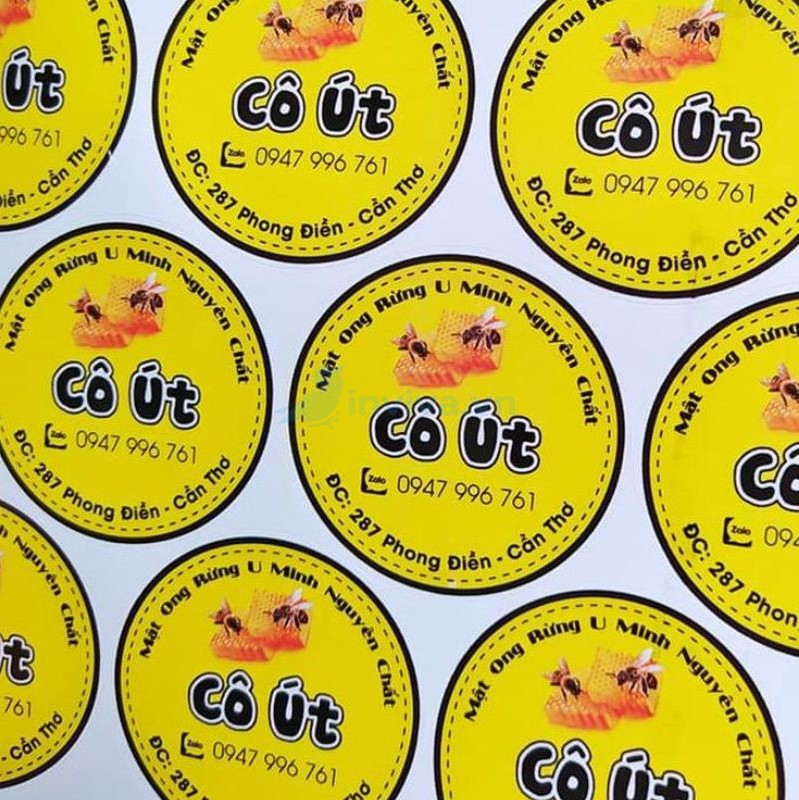 Xưởng in sticker theo yêu cầu, giá rẻ, lấy liền 2h tại HCM - Inviva.vn