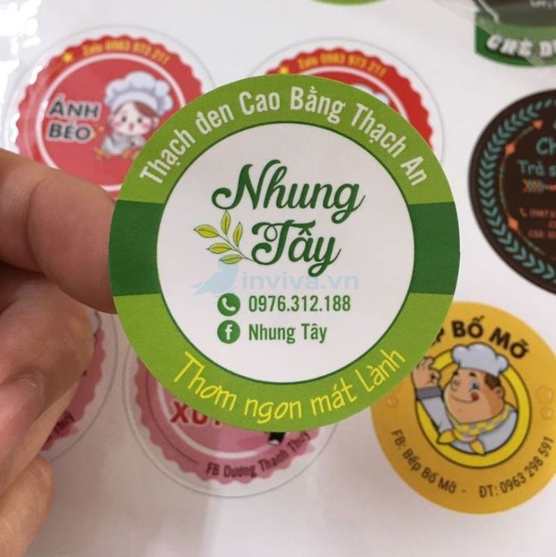Xưởng in sticker theo yêu cầu, giá rẻ, lấy liền 2h tại HCM