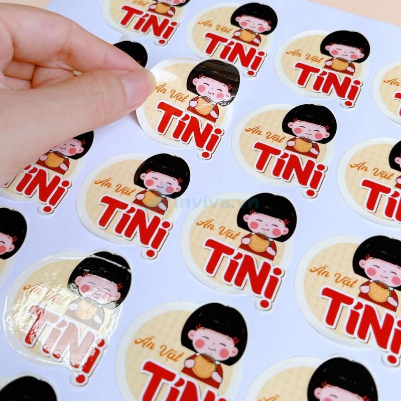 Xưởng in sticker theo yêu cầu, giá rẻ, lấy liền 2h tại HCM