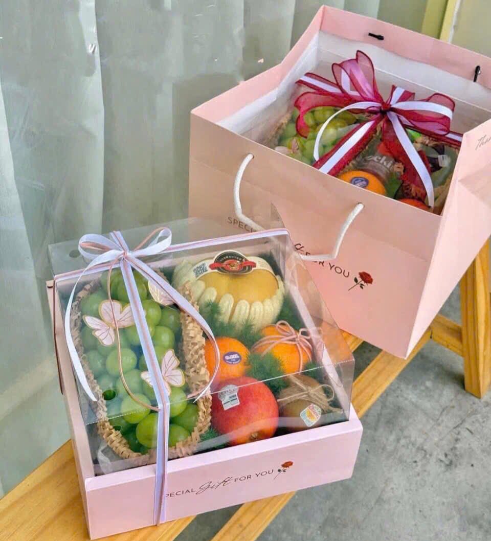 Xưởng in túi giấy đựng hoa quả, túi giấy đựng trái cây nhập khẩu giá rẻ, đẹp - Thiết kế miễn phí từ 100 túi